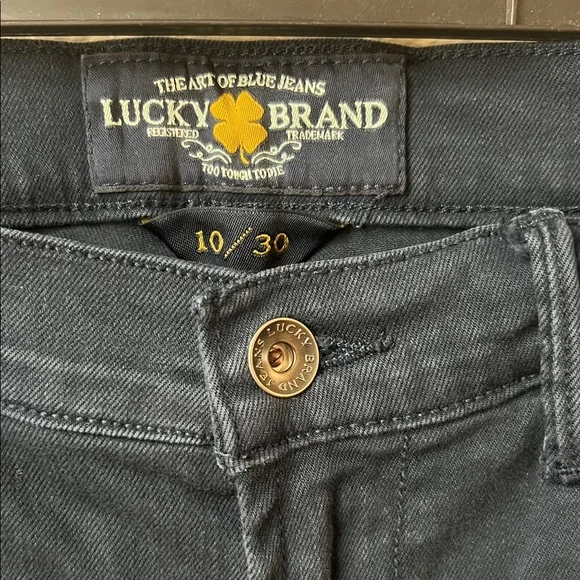 Lucky Brand Women's Dark Blue Ankle Jeans - Picture 4 of 5